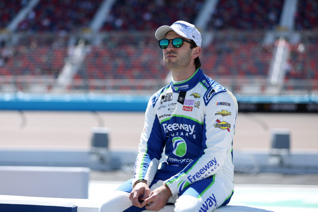 Daniel Suarez before race at Phoenix.