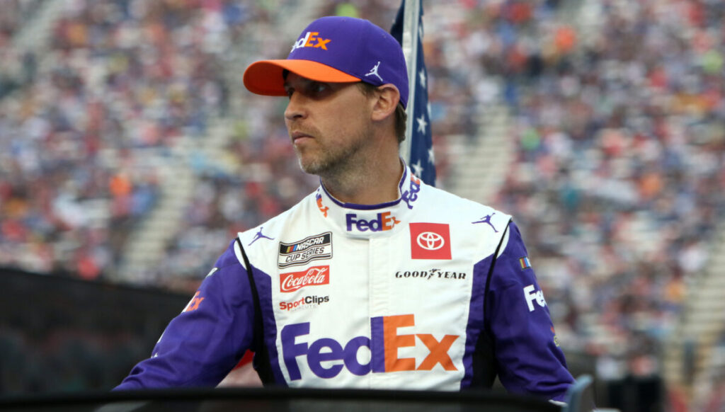 Denny Hamlin at Bristol.