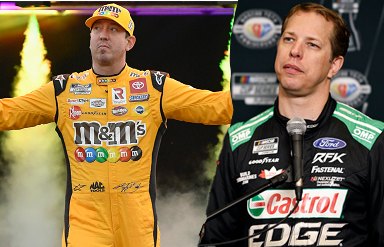 Kyle Busch and Brad Keselowski