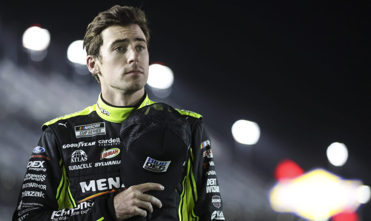 Ryan Blaney before race.